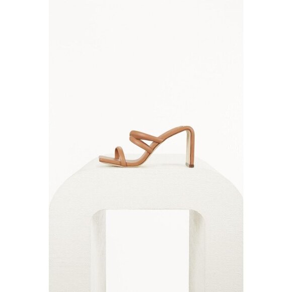 💕CULT GAIA💕 Letta Heel Sandals ~ Camel Brown 39 New Without Box - Picture 10 of 16